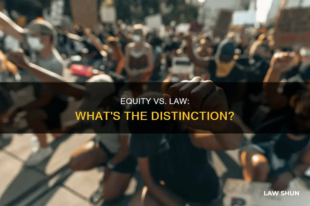 what is the difference between law and equity chegg