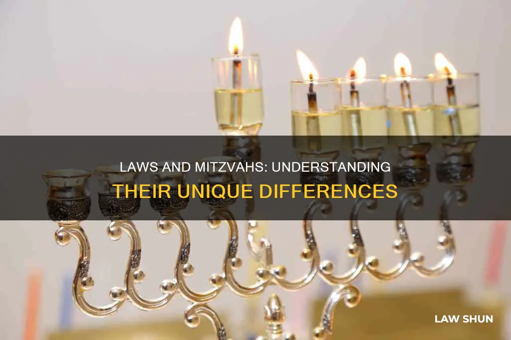 what is the difference between law and mitzvah