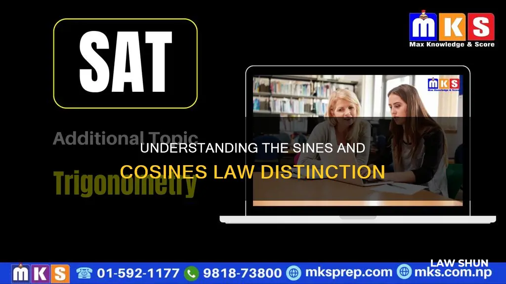 what is the difference between law of sines and cosines