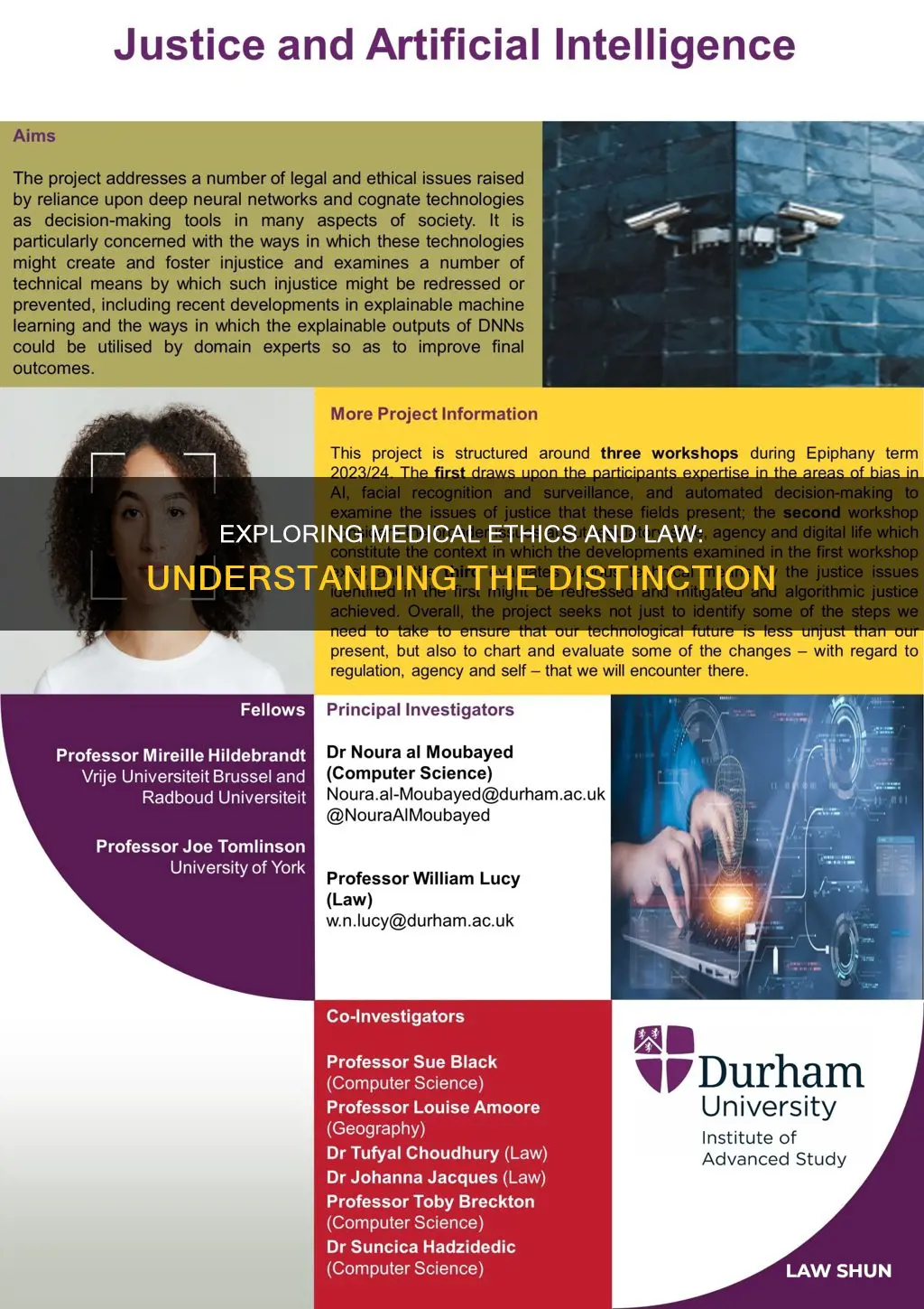 what is the difference between medical ethics and medical law