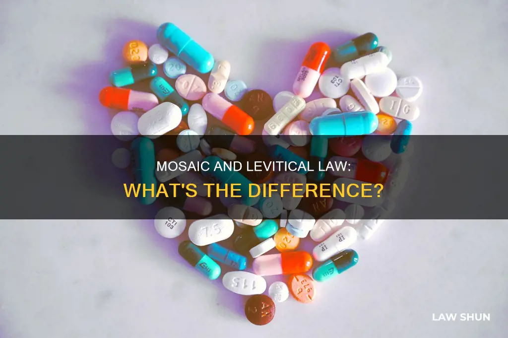 what is the difference between mosaic law and levitical law