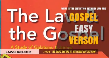 Understanding the Simple Difference Between Law and Gospel
