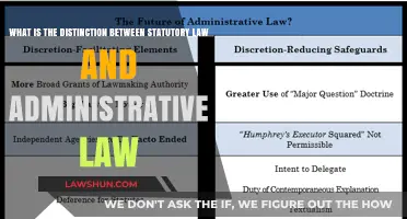 Understanding the Key Differences: Statutory vs. Administrative Law Explained