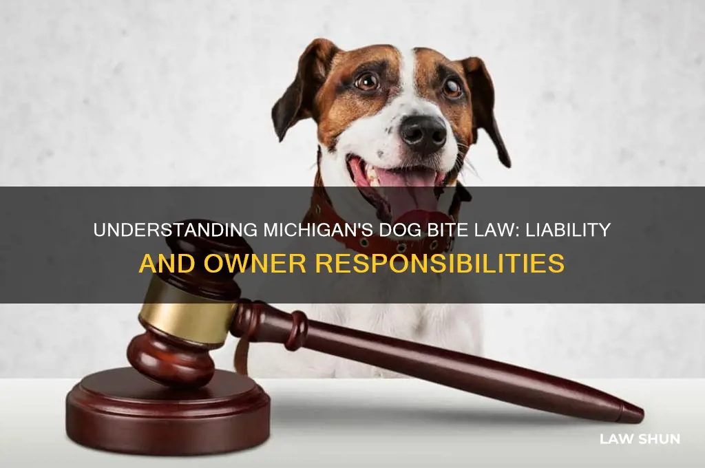 what is the dog bite law in michigan