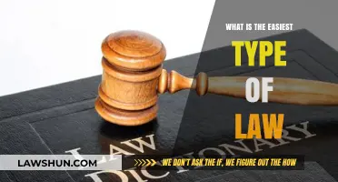 Exploring the Least Complex Legal Field: What is the Easiest Type of Law?
