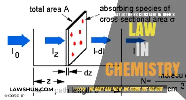 Understanding the Role of the Molar Absorptivity Constant in Beer's Law