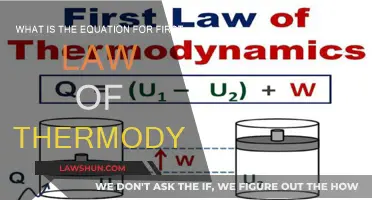 Understanding the First Law of Thermodynamics Equation