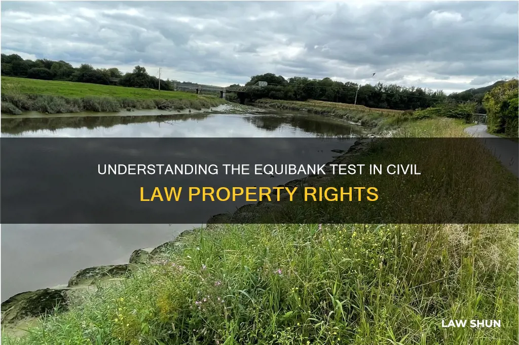 what is the equibank test in civil law property