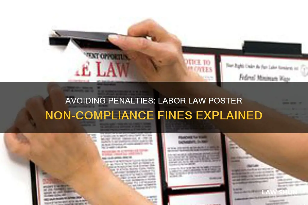 what is the fine for not posting labor law posters