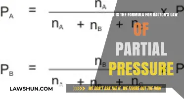 Understanding Dalton's Law: Formula for Partial Pressure Explained
