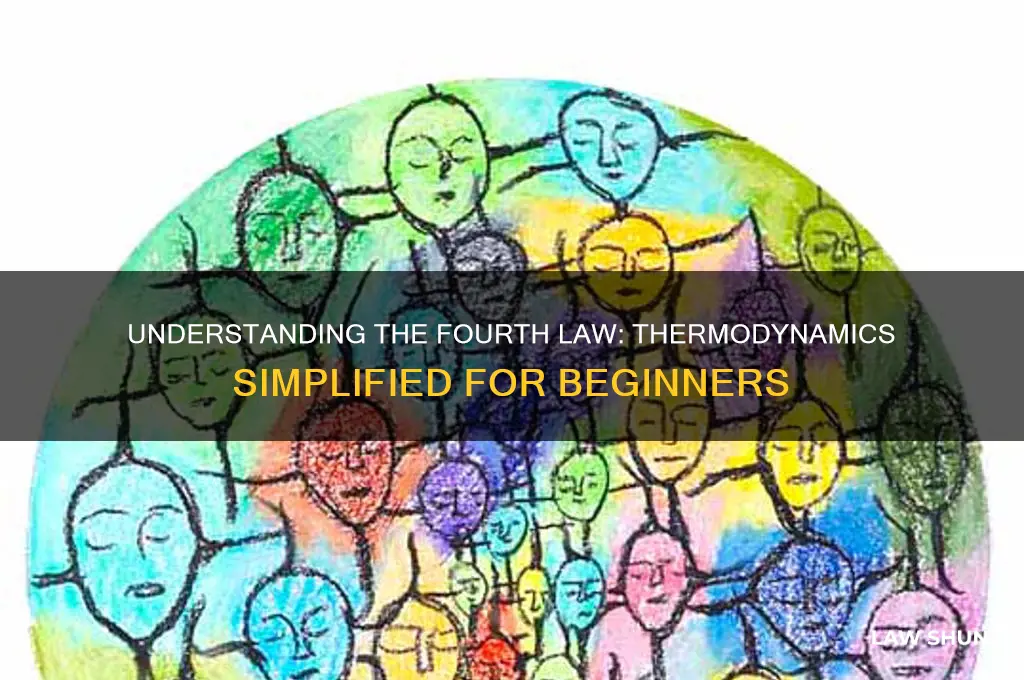what is the fourth law of thermodynamics in simple terms