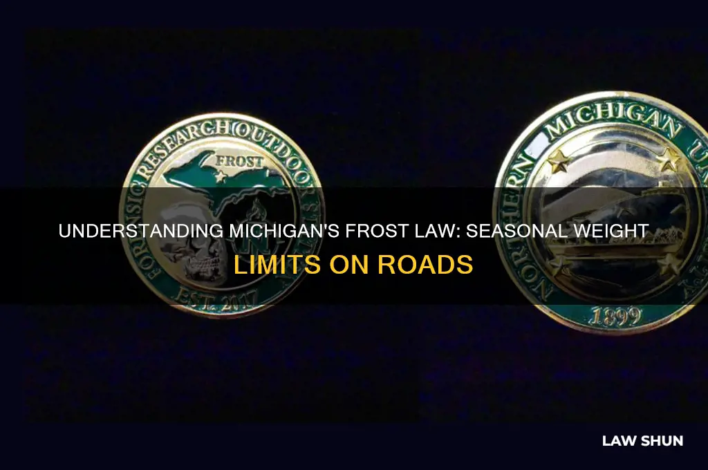 what is the frost law for michigan roads