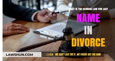 Georgia Divorce Law: Rules for Changing Your Last Name Explained