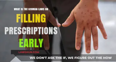 Georgia Prescription Refill Laws: Early Filling Rules Explained