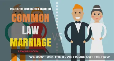 Understanding the Grandfather Clause in Common Law Marriage