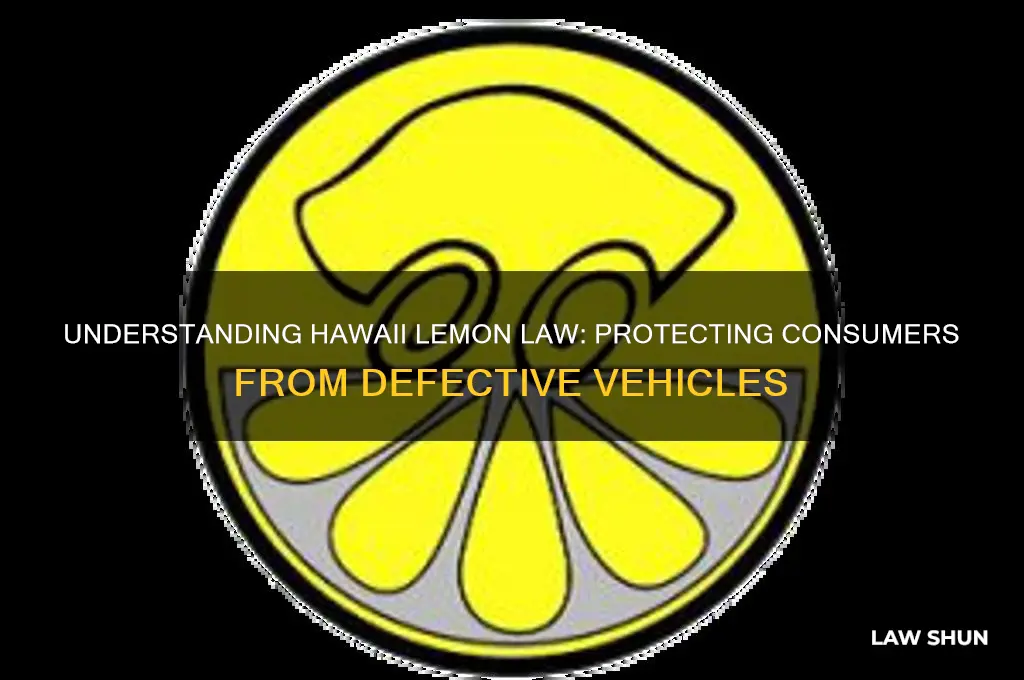 what is the hawaii lemon law