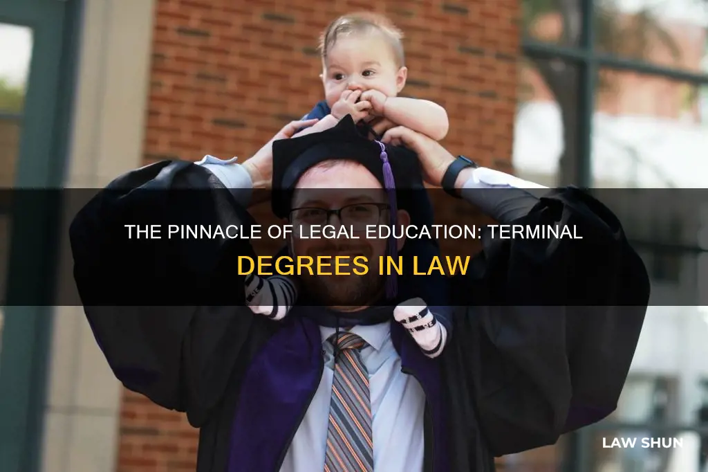 what is the highest degree you can earn in law