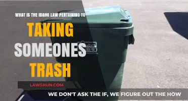 Idaho's Trash Laws: What's Legal When Taking Someone Else's Discards?
