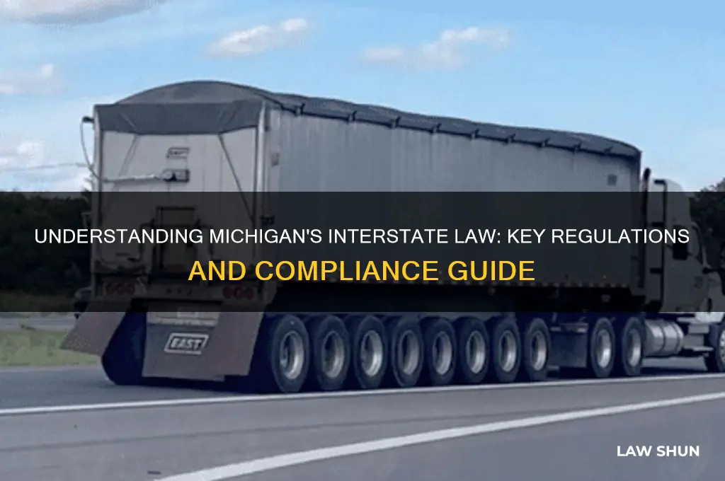 what is the interstate law in michigan