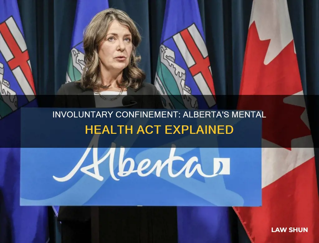 what is the involuntary confinement law in alberta canada