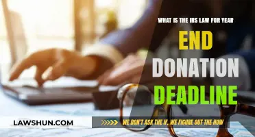 IRS Year-End Donation Deadline: Understanding Tax Laws for Last-Minute Giving