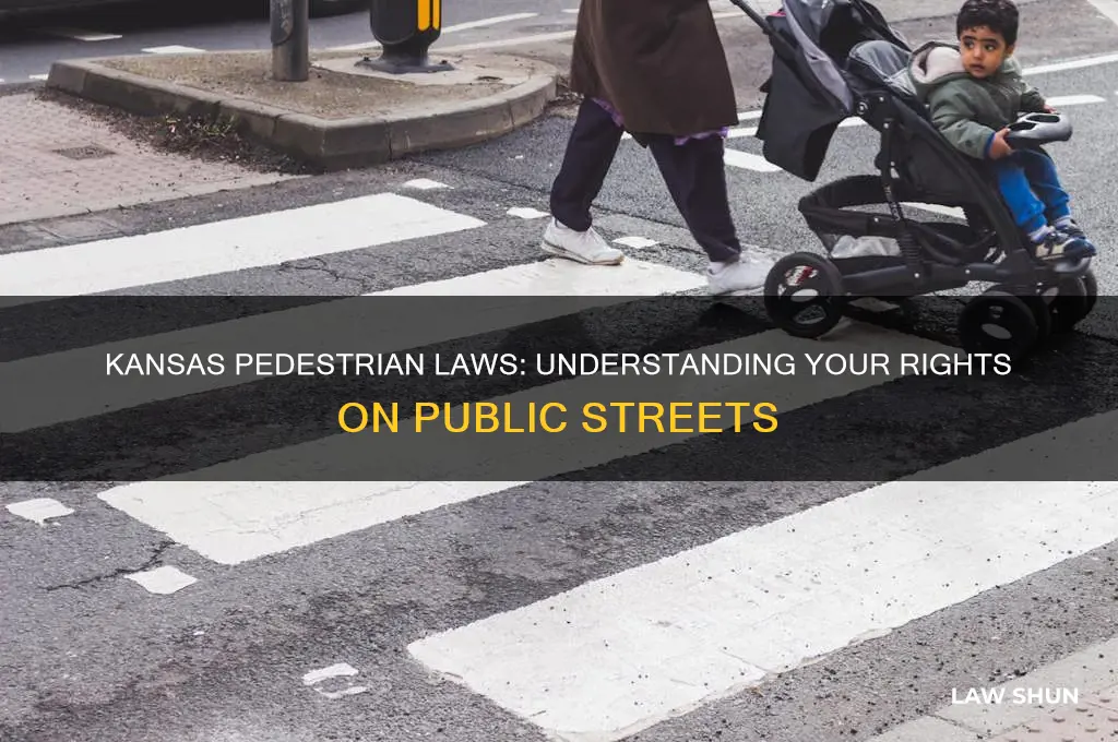 what is the kansas law on walking down the street