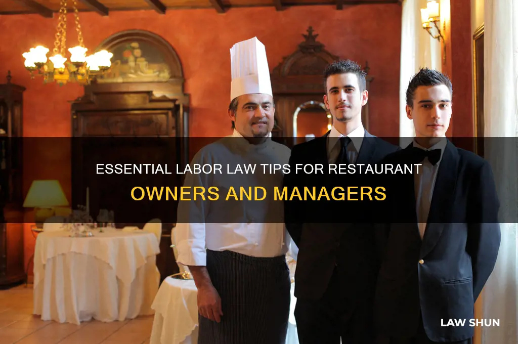 what is the labor law tips for restaurants