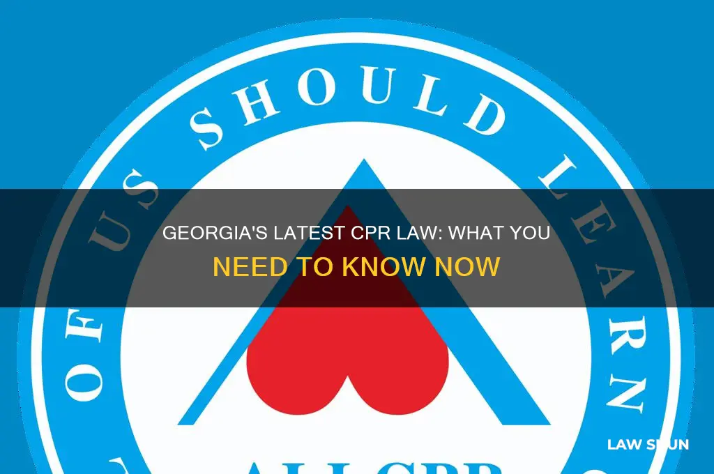 what is the latest georgia law on cpr