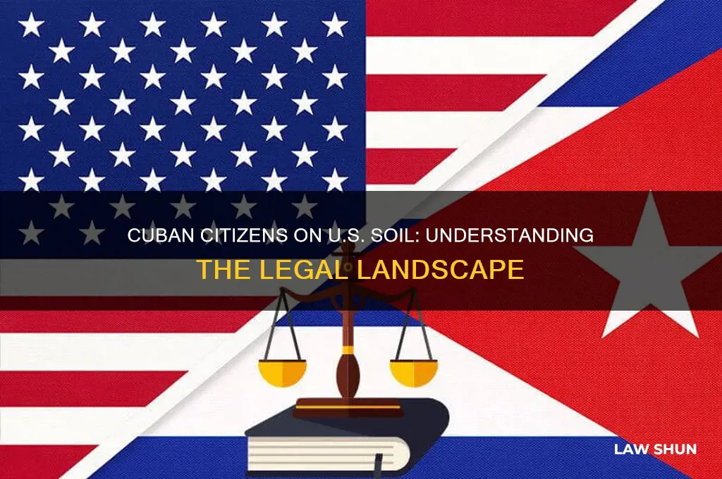 what is the law about cuban citizens reaching american soil