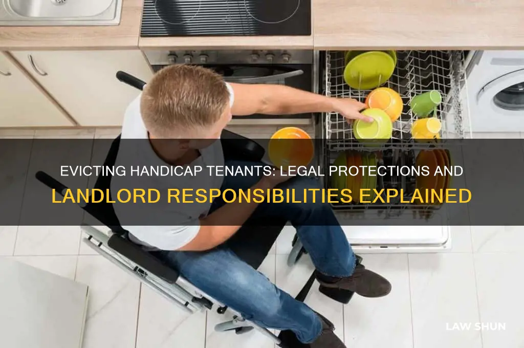 what is the law about evicting handicap people