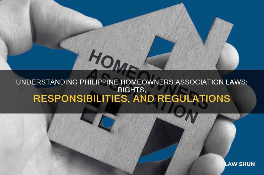 what is the law about home owners association in philippines
