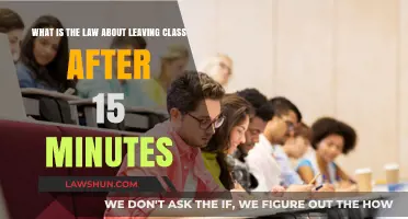 Understanding the Legalities of Leaving Class After 15 Minutes