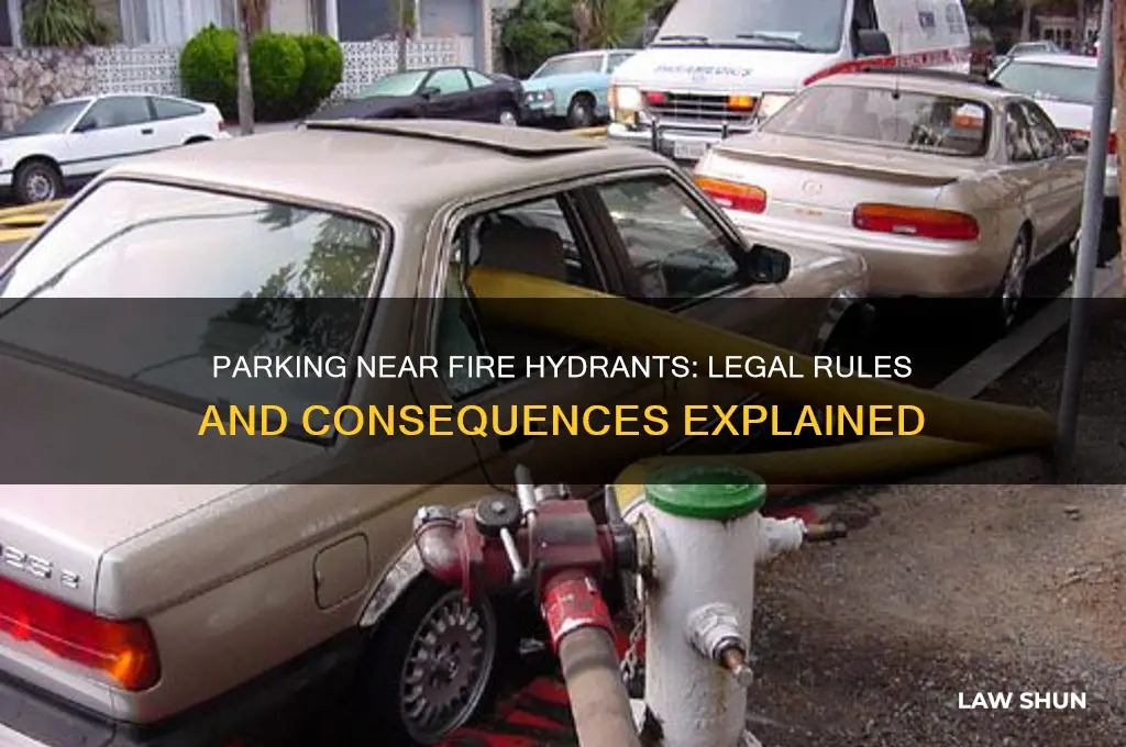what is the law about parking near a fire hydrant