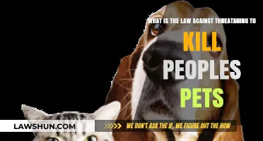 Legal Consequences of Threatening to Harm Pets: Understanding the Law
