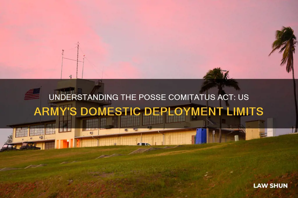 what is the law against us army inside us border