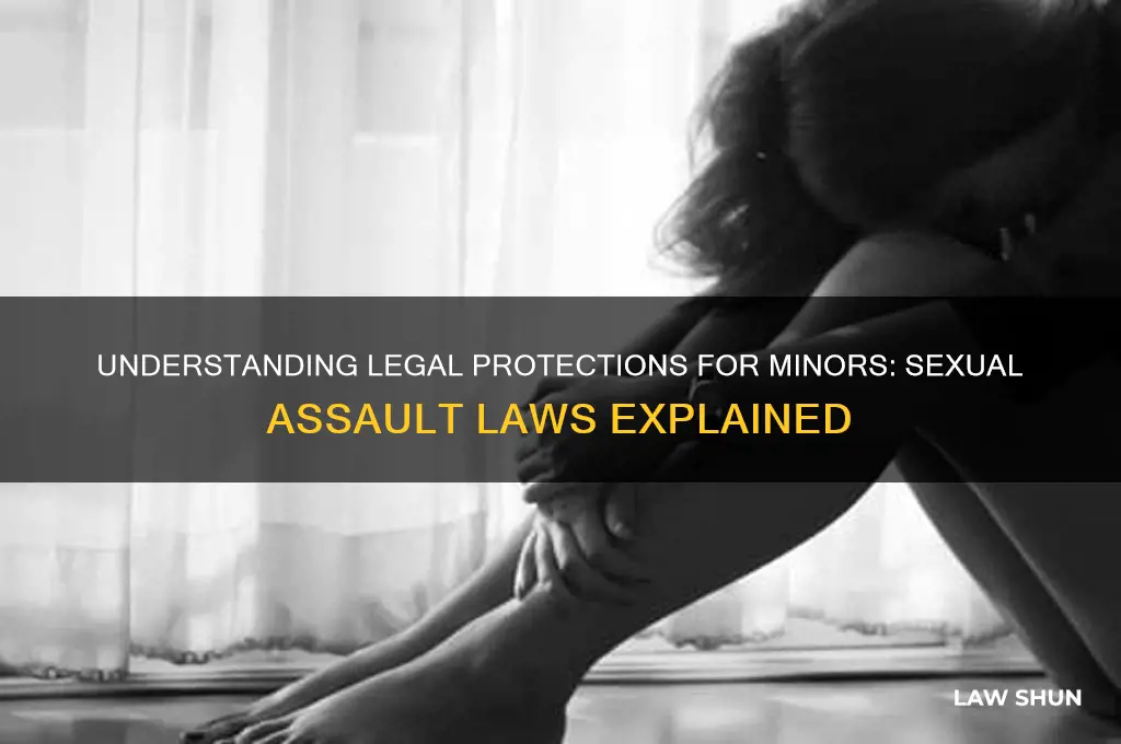 what is the law being sexual assulted as a minor