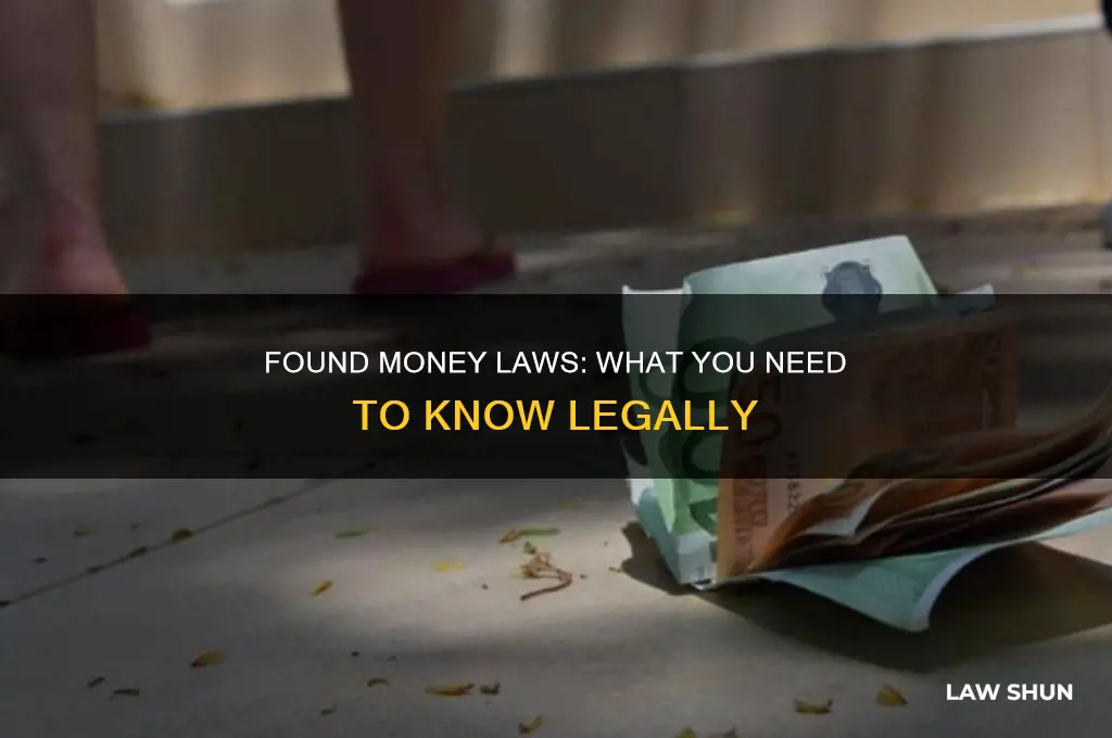 what is the law concerning finding money on the ground