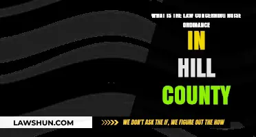 Understanding Hill County's Noise Ordinance: Legal Limits and Penalties