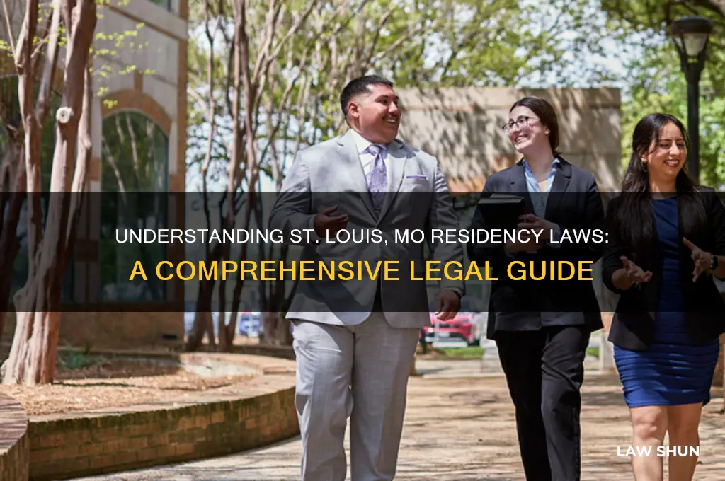 what is the law concerning residency in st louis mo