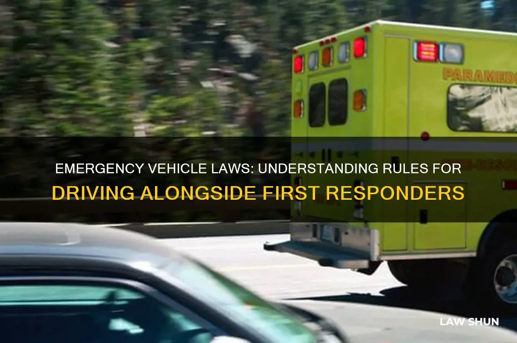 what is the law driving next to an a emergency