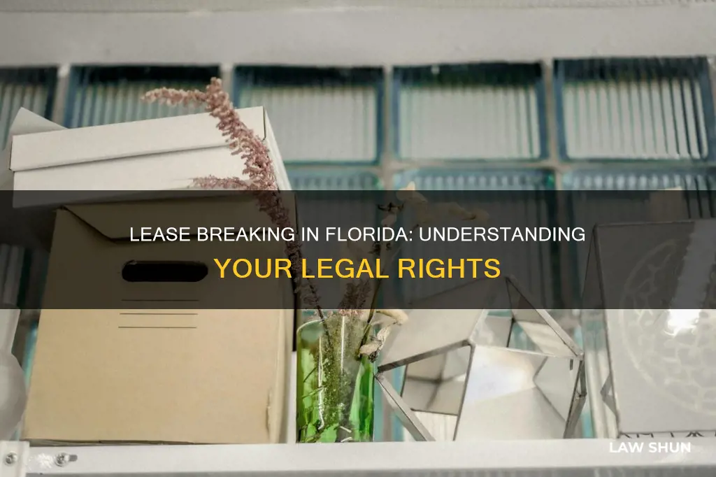 what is the law for breaking a lease in florida