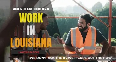 Louisiana Work Breaks: Know Your Legal Rights