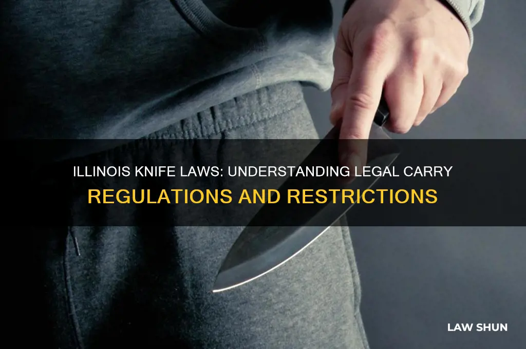 what is the law for carrying a knife in illinois