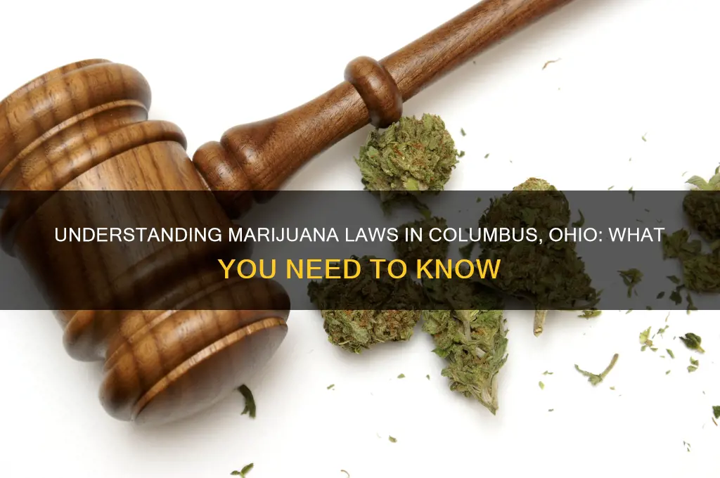 what is the law for marijuna in columbus ohio