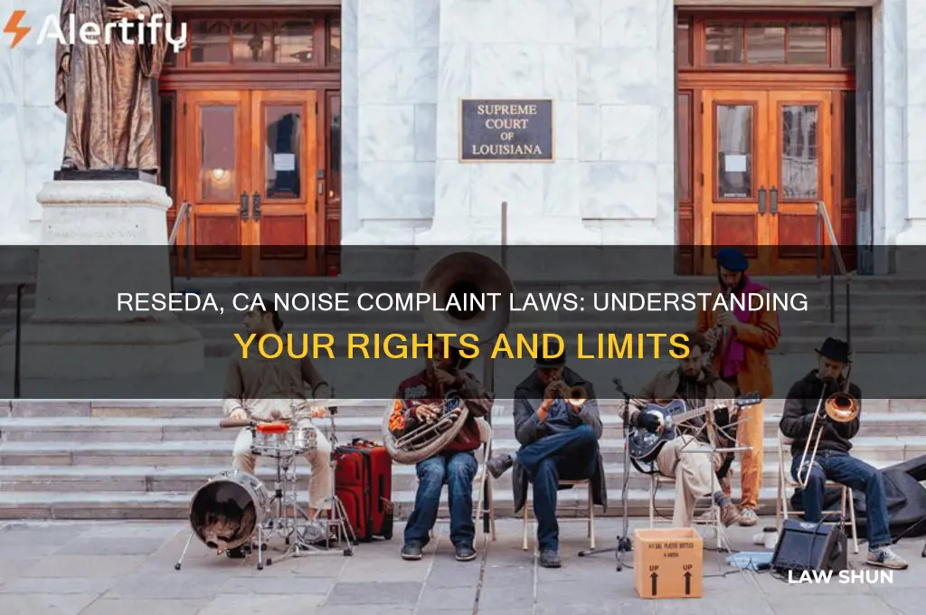 what is the law for noise complaints in reseda ca