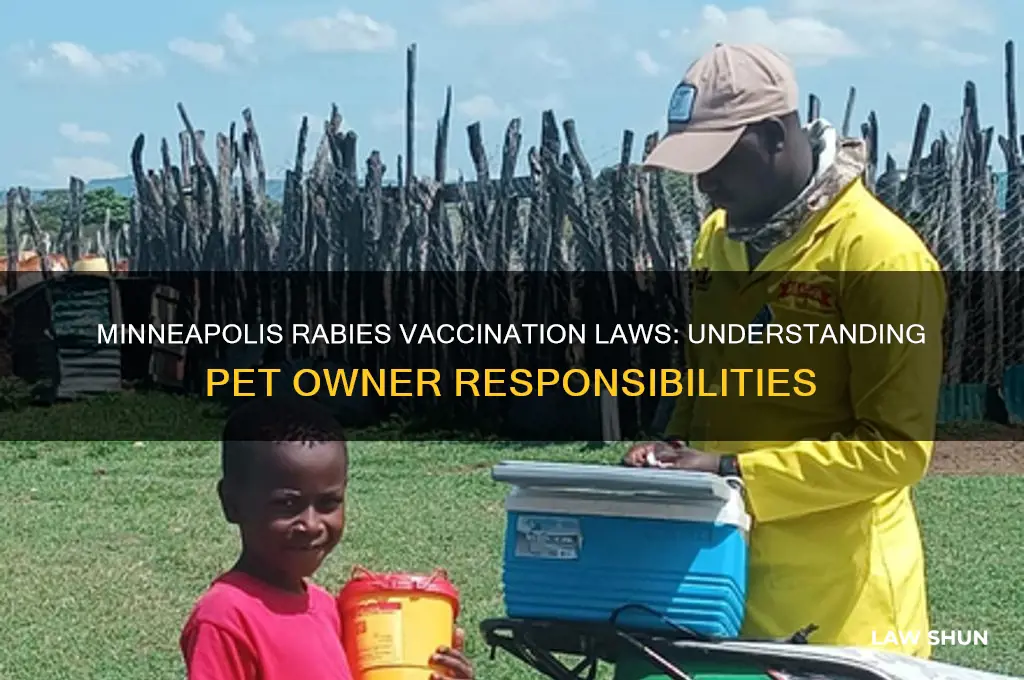 what is the law for rabies vaccination in minneapolis minnesota