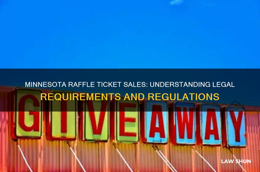 what is the law for selling rafel tickets in mn