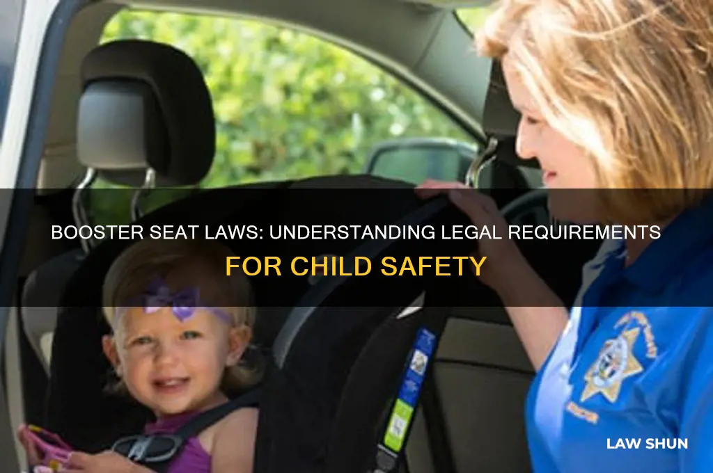 what is the law for sitting in a booster seat
