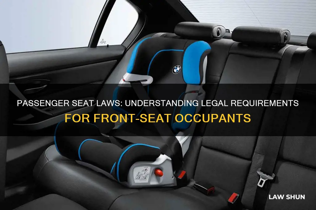 what is the law for sitting in the passenger seat