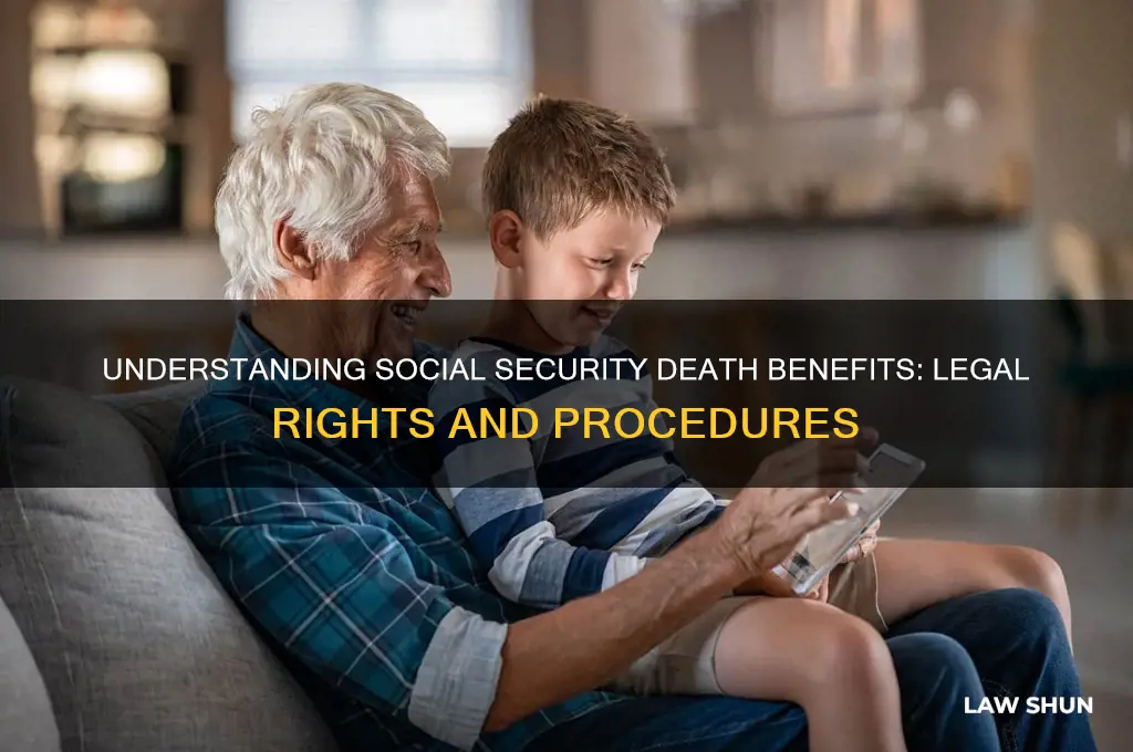 what is the law for social security when someone dies